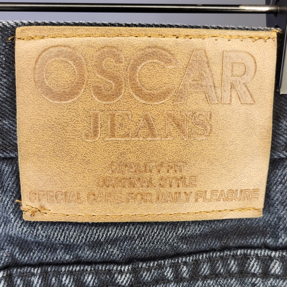 Oscar Jeans Model 2015 Black Denim Jeans size 34x30 - Picture 3 of 7